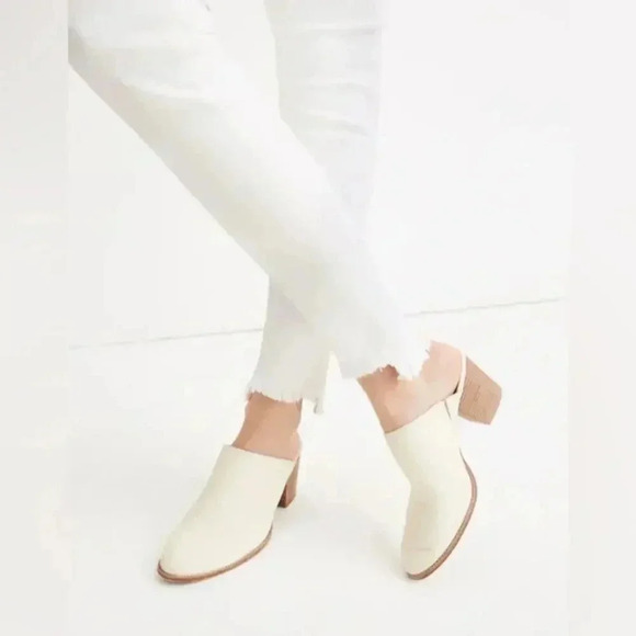 Madewell Petite High Rise Skinny Jeans White Step Hem Plus Size 36P NWT - Picture 3 of 11